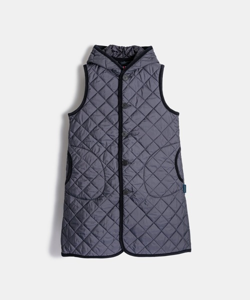 ベスト ジレ Lavenham Exclusive - Wool Longline Barton Womens / ウール ロングライン バートン ウ LAVENHAM ベスト ジレ Longline Barton Womens / ロングライン