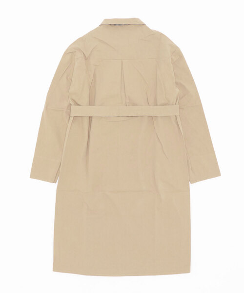 TS(S) ティーエスエス コットン トレンチコート 1 オリーブ カシミヤ襟 MOUSSY | LOOSE DRAPE トレンチコート (コート ) |SHEL'TTER