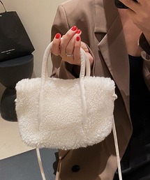 STYLEBLOCK ショルダーバッグ バッグ ふわふわボア2WAYミニ