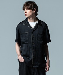 glamb シャツ Satin Pajama SH / サテンパジャマシャツ メンズ