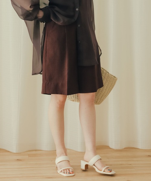 SENSE OF PLACE by URBAN RESEARCH スラックス パンツ リネン