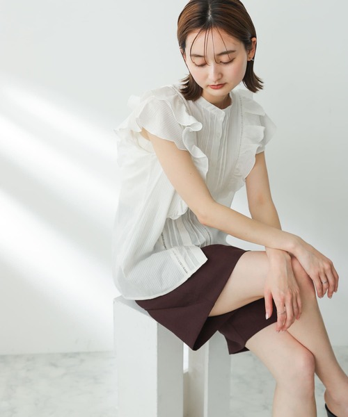 SENSE OF PLACE by URBAN RESEARCH スラックス パンツ リネン