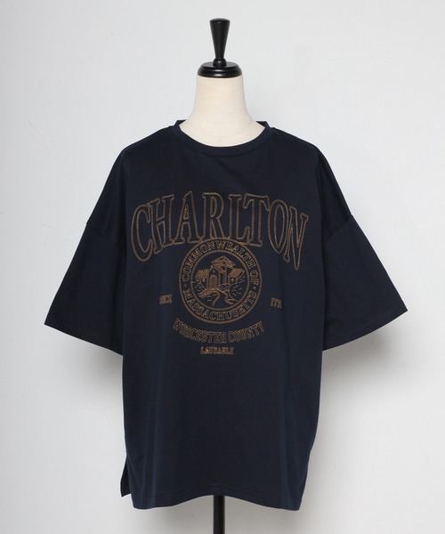 tシャツ ボンクラージュロゴ Tシャツ レディース ボンジュールロゴTシャツ（Tシャツ/カットソー）｜Edit Sheen