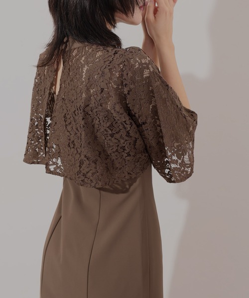 新品✨4L✨アトロ　ミモレ丈＆五分袖フォーマル結婚式　オケージョンワンピース atlo（アトロ） ドレス : ZOZOTOWN Yahoo!店 - 通販 - Yahoo!ショッピング