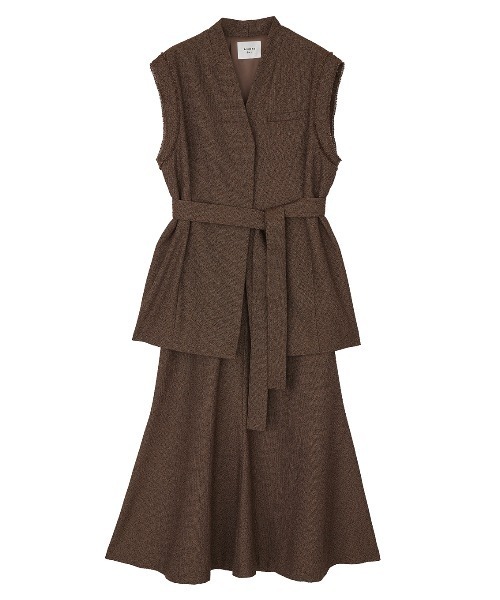 Ameri MANY WAY TWEED SET UP DRESS 