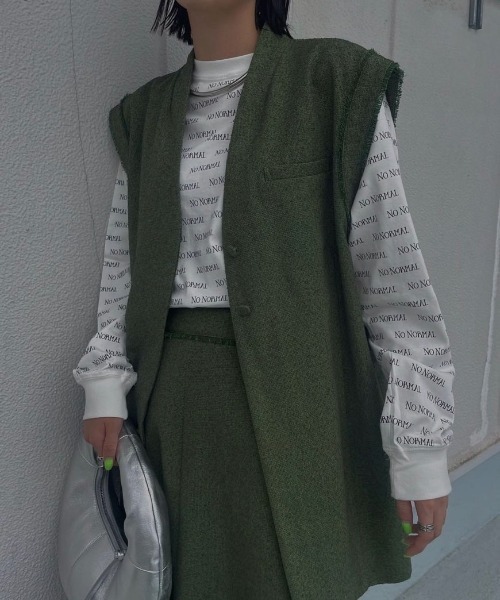 Ameri ワンピース MANY WAY TWEED SET UP DRESS レディース : ZOZOTOWN  