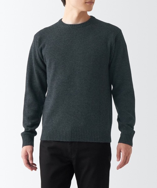 BRIEFING2024年新作未使用メリノウールセーターMチャコールメンズ、 セール】『WEB限定』『XLサイズあり』メリノウールケーブルニット