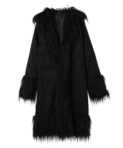 DURAS（デュラス） コート アウター ファー付きコート レディース