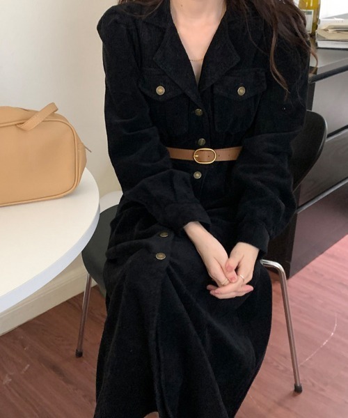コーディロイシャツワンピ ワンピース コーデュロイシャツワンピース : ZOZOTOWN Yahoo!店