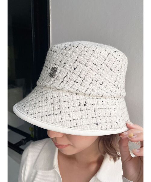 GYDA（ジェイダ） 帽子 ハット レディース gydaモチーフ ツィード