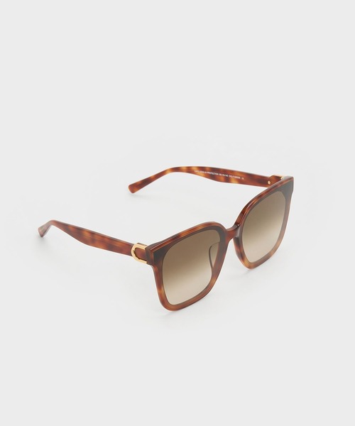 Charles&Keith バタフライサングラス CHARLES ＆ KEITH サングラス Gabine ガビーヌ オーバーサイズ