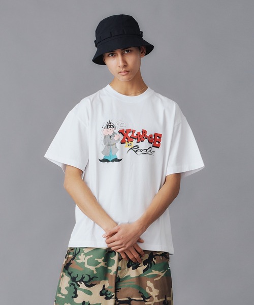 大人気 早い者勝ち XLARGE RADIO S/S TEE クルーネック半袖T 大人気 早い者勝ち XLARGE RADIO S/S TEE クルーネック半袖T (X