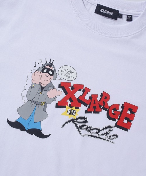 大人気 早い者勝ち XLARGE RADIO S/S TEE クルーネック半袖T XLARGE tシャツ RADIO S/S TEE メンズ レディース : ZOZOTOWN