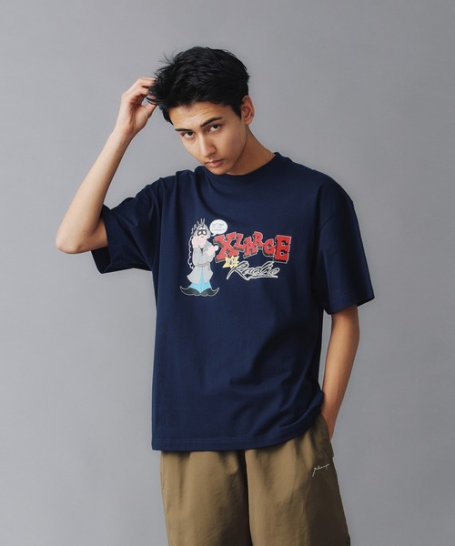 大人気 早い者勝ち XLARGE RADIO S/S TEE クルーネック半袖T XLARGE tシャツ RADIO S/S TEE メンズ レディース : ZOZOTOWN