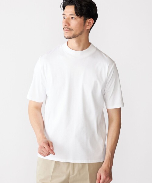 tシャツ Tシャツ メンズ SHIPS: ALBINI モックネック ショートスリーブ Tシャツ｜zozo｜02