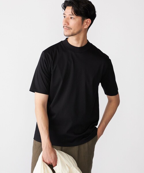 SHIPS tシャツ SHIPS: ALBINI モックネック ショートスリーブ T