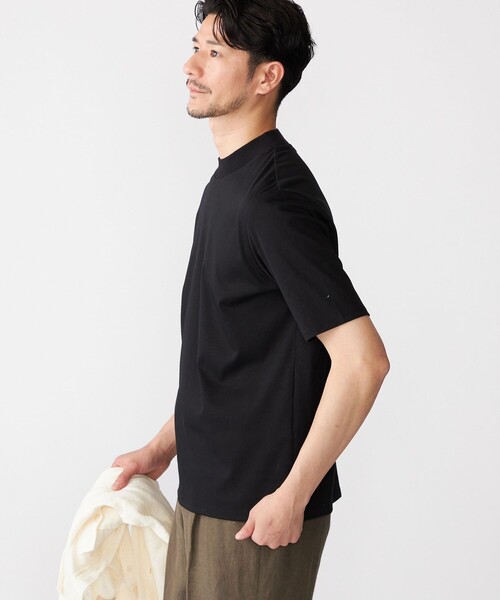 SHIPS tシャツ SHIPS: ALBINI モックネック ショートスリーブ T