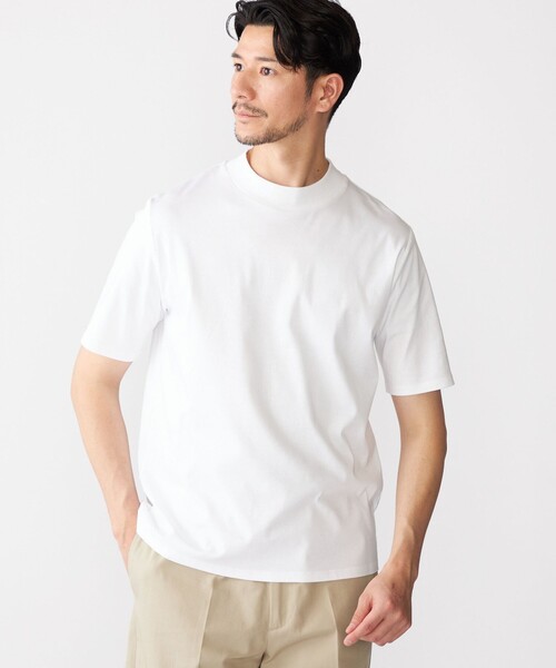 SHIPS tシャツ SHIPS: ALBINI モックネック ショートスリーブ T