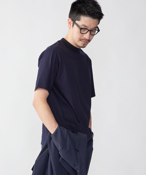 モックネック（色：ブルー系）のおすすめ人気商品一覧 通販