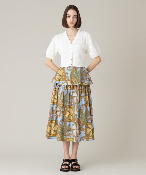 新品 LOULOU WILLOUGHBY アイレットポインテールカーディガン LOULOU WILLOUGHBY】アイレットポインテールカーディガン