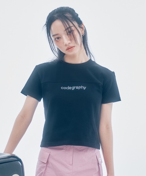 【CODEGRAPHY】★スクエアロゴ 半袖Tシャツ★ codegraphy tシャツ CGP Square Logo Short Sleeve T-Shirt