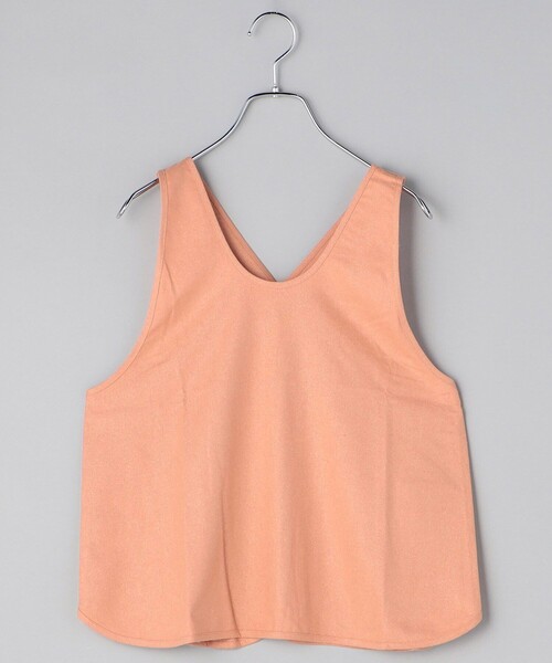 タンクトップ ノースリーブ Baserange/ベースレンジ APRON TOP/エプロントップス/ベスト レディース