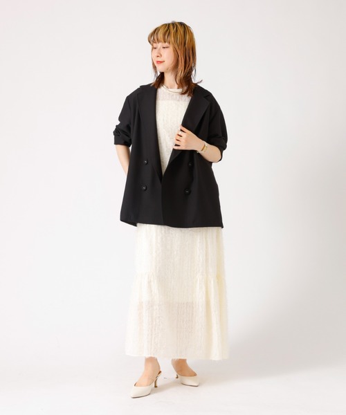 Rouge vif Anna ジャケット テーラードジャケット 梳毛調ライト