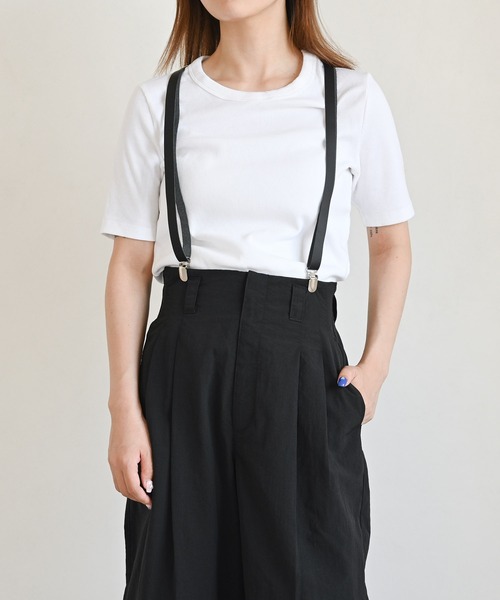 Y's サスペンダー 黒 レザー 0_cb411797cb4a2c6bc14c66b1140b