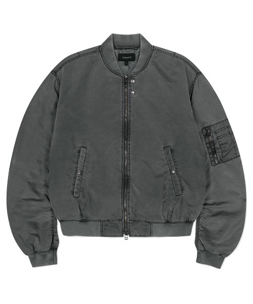 MAHAGRID（マハグリッド） ma1 ma-1 OVERDYED MA-1 JACKET (ピグメント