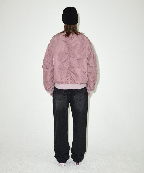 MAHAGRID（マハグリッド） ma1 ma-1 OVERDYED MA-1 JACKET (ピグメント