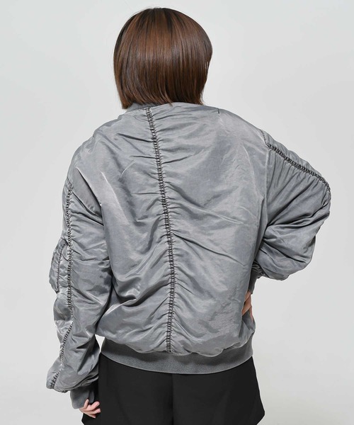 MAHAGRID（マハグリッド） ma1 ma-1 OVERDYED MA-1 JACKET (ピグメント
