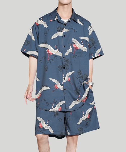 TOBEE シャツ 「Tobee」オープンカラー アロハシャツ/総柄シャツ