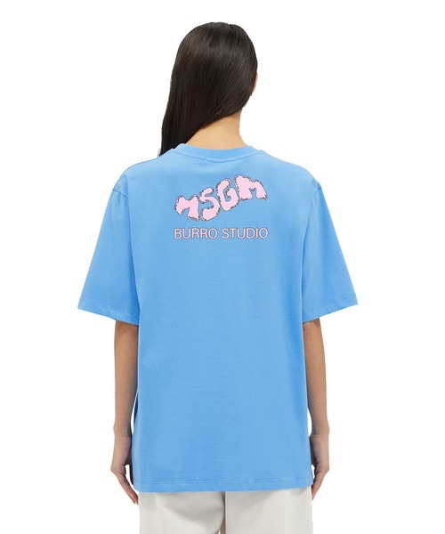 MSGM  Tシャツ　新品 MSGM（エムエスジーエム） MSGM Tシャツ 半袖 トップス ブラック