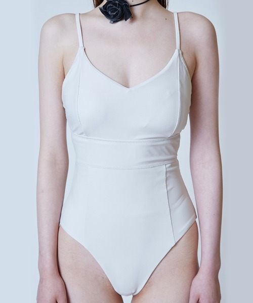 Dalfwin（ダールフィン） 水着 「ARECA PALM」 バックレース シンプル