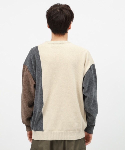 LAKOLE（ラコレ） セーター ニット ソフトモール切替プルオーバー