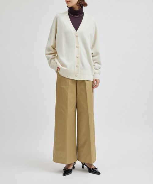 ROPE' チノパン コットンチノワイドパンツ レディース