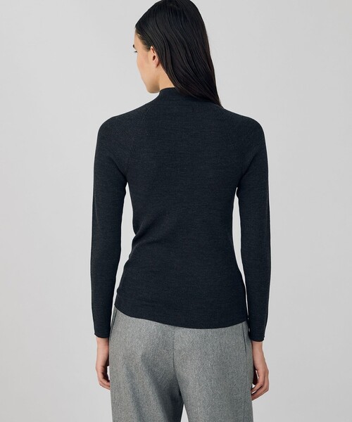 DES PRES（デプレ） ニット セーター ウーステッドウールリブ Vライン