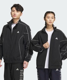 adidas ナイロンジャケット ワーディング ルーズフィット シワ