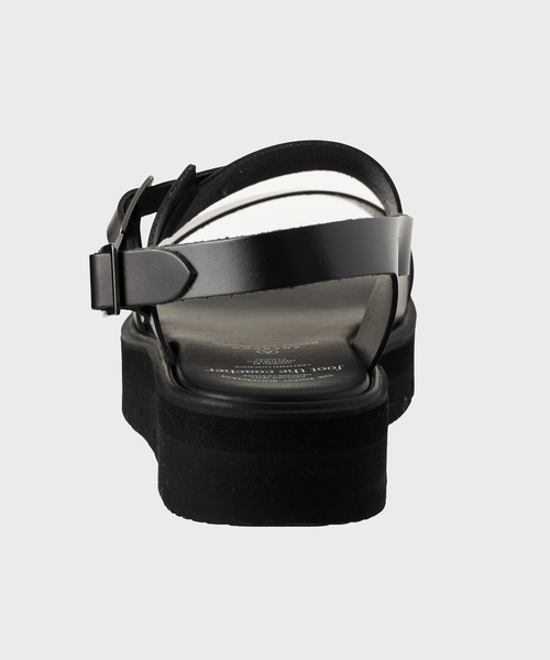 foot the coacher（フットザコーチャー） サンダル 8 ブラック メンズ