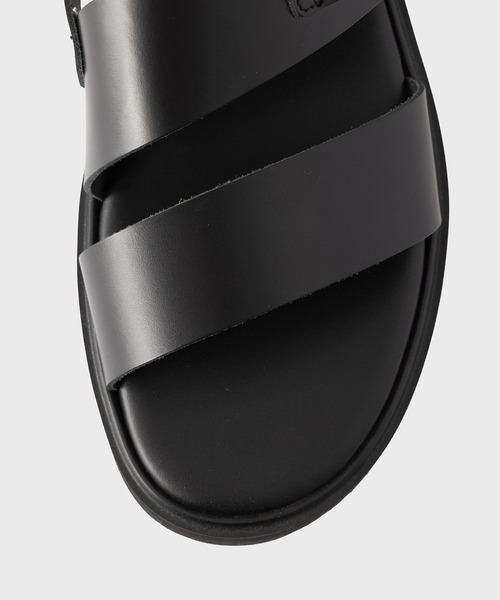 foot the coacher（フットザコーチャー） サンダル 8 ブラック メンズ