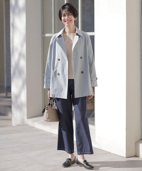 Jプレス　トレンチコート J.PRESS BASIC】VENTILE（R） ギャバジン トレンチ コート / J