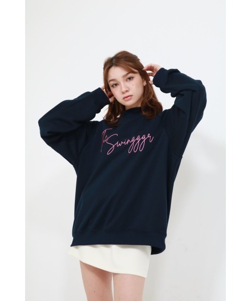 THE SWINGGGR トレーナー スウェット SWINGGGR/スウィンガー/RIB HI