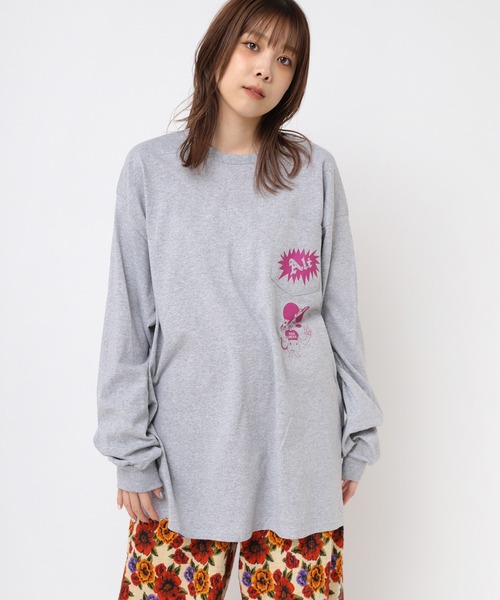 tシャツ M2416 マウスプリントポケロンT レディース RNA tシャツ M2416 マウスプリントポケロンT レディース