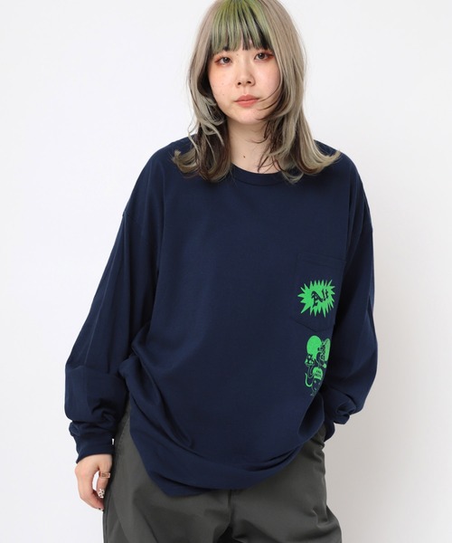 tシャツ M2416 マウスプリントポケロンT レディース RNA tシャツ M2416 マウスプリントポケロンT レディース