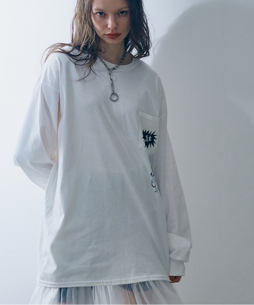 tシャツ M2416 マウスプリントポケロンT レディース RNA tシャツ M2416 マウスプリントポケロンT レディース