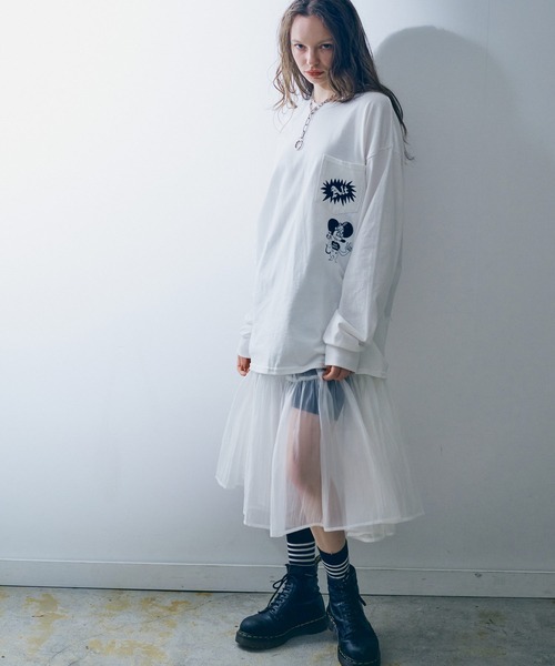 RNA tシャツ M2416 マウスプリントポケロンT レディース