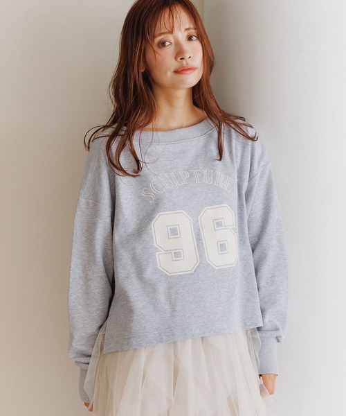 トレーナー スウェット ナンバーロゴスウェットプルオーバー  288690 レディース | mysty woman | 04