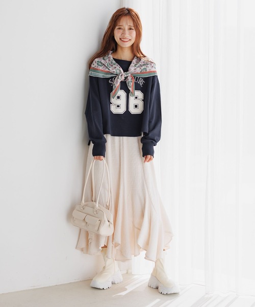 トレーナー スウェット ナンバーロゴスウェットプルオーバー  288690 レディース | mysty woman | 05