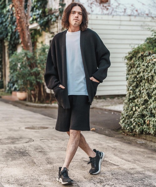 CAMBIO（カンビオ） パンツ mp13211-Waffle Cotton Knit Short Pants