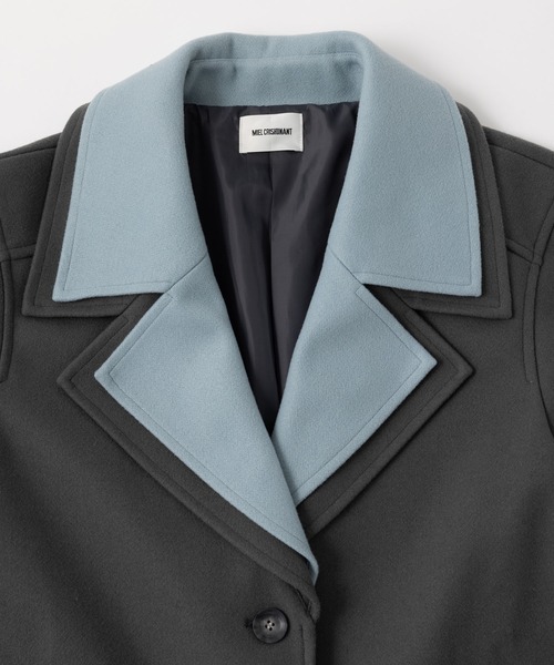 「MIEL CRISHUNANT」 チェスターコート MEDIUM ブラウン系その他 レディース_画像6